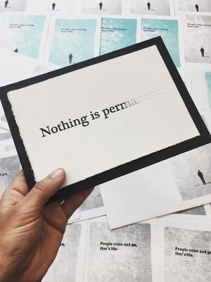 Nothing is permanent