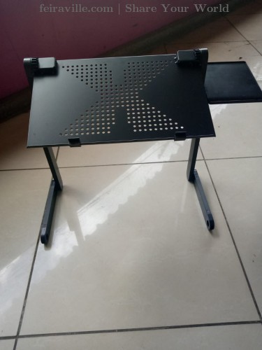 Classy and unique laptop stand.